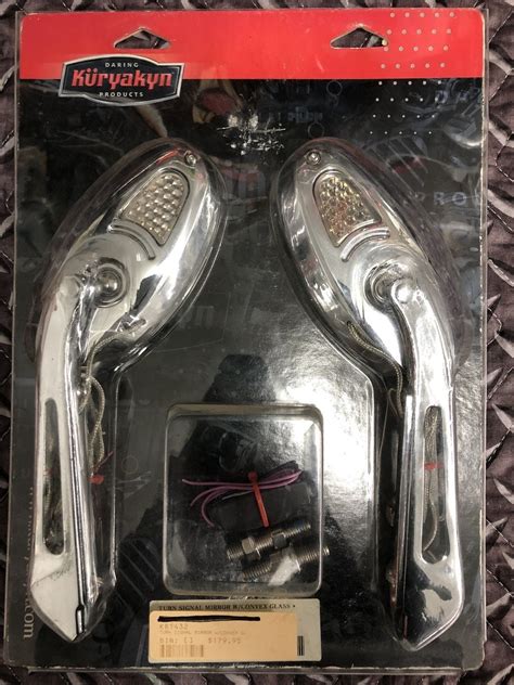 Kuryakyn LED Turn Signal Mirrors With Convex Glass Harley Davidson Forums