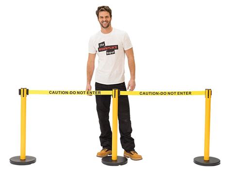 Retractable Caution Barrier Free Next Day Delivery