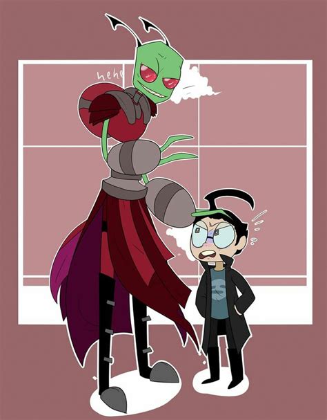 Tallest Zim And Smol Dib Invader Zim Characters Invader Zim Invader