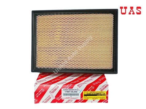 Toyota Air Filter For Toyota Hilux Innova Fortuner L