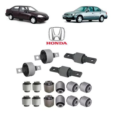 Kit De Buchas Da Suspensão Traseira Honda Civic 1996 A 2000 Escorrega