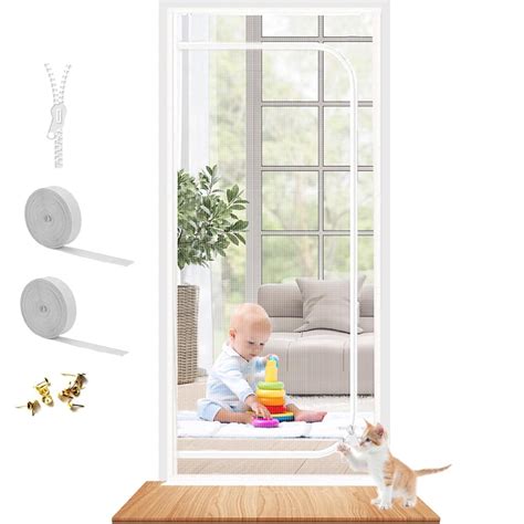 OhhGo Reinforced Cat Screen Door, Heavy Duty Pets Proof Screen Door