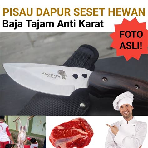 Jual Pisau Kurban Daging Dapur Skinner Berburu Qurban Raut