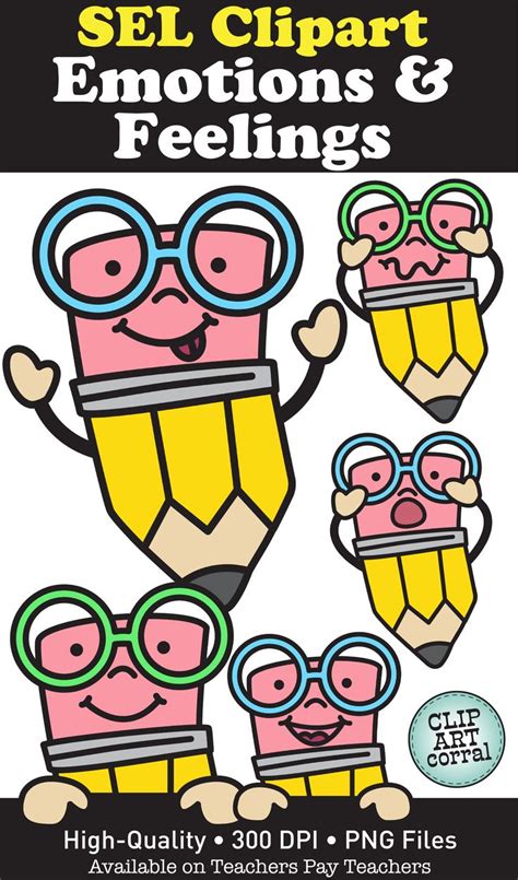 Pencil Faces Emotions Feelings Clip Art Feelings And Emotions Teach