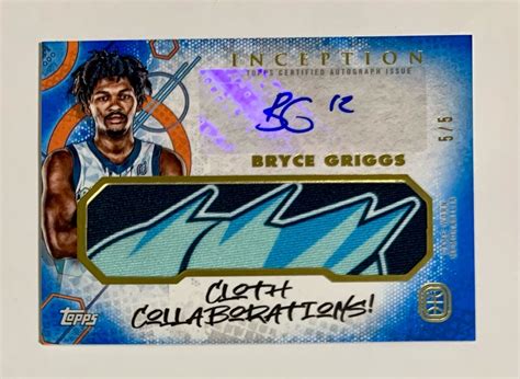 2022 23 Topps Inception OTE Overtime Elite Basketball Cloth