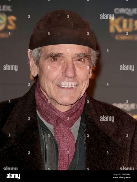 Jan 18 2023 London England Uk Jeremy Irons Attending Cirque Du