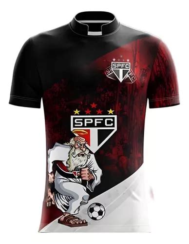 Camisa De Time S O Paulo Personalizada Quebrada Unissex Nome Mercadolivre