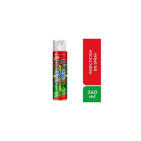 Insecticida Aerosol SAPOLIO Mata Todo Frasco 360ml