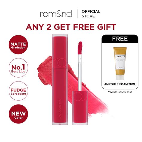 Romand Blur Fudge Tint 11 Color To Choose Shopee Malaysia