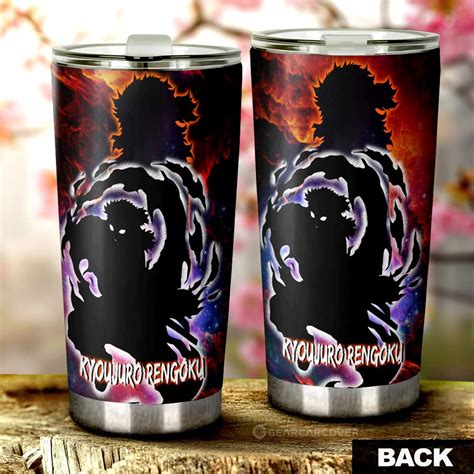 Kyoujuro Rengoku Stainless Steel Anime Tumbler Cup Custom Demon Slayer