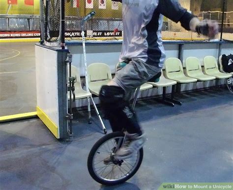 How To Mount A Unicycle 7 Steps With Pictures Wikihow