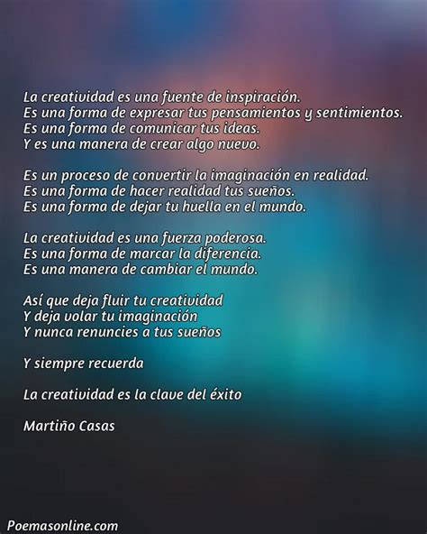 Cinco Mejores Poemas Sobre La Creatividad Poemas Online