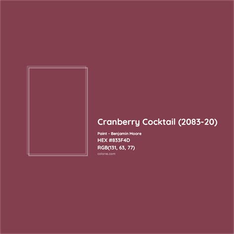 Benjamin Moore Cranberry Cocktail Paint Color Codes Similar