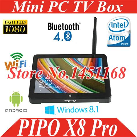 Smart Mini Pc Tv Box Pipo X Pro X S Dual Os Tv Display Screen