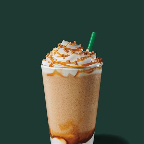 Caramel Ribbon Crunch Frappuccino Blended Beverage Starbucks Coffee