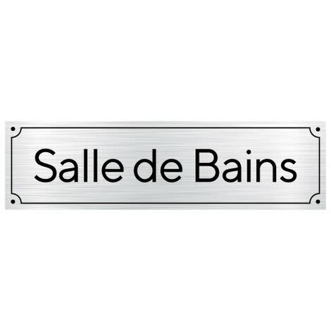 Plaque De Porte Salle De Bains GRAV0006