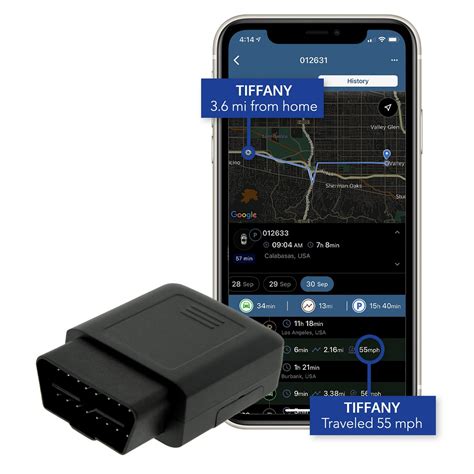 OBD II GPS Tracker With Continuous Power Plug In Fleet Tracking Device