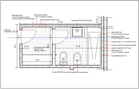 Bathroom Detail Plan View Dwg File Cadbull