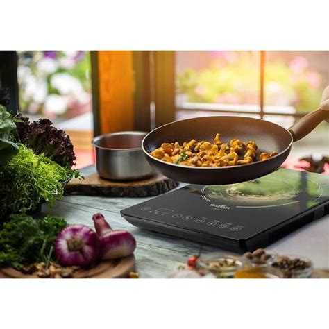 Cooktop de Indução Britânia BCT01P Vidro Cerâmico Preto 220V Luxgolden