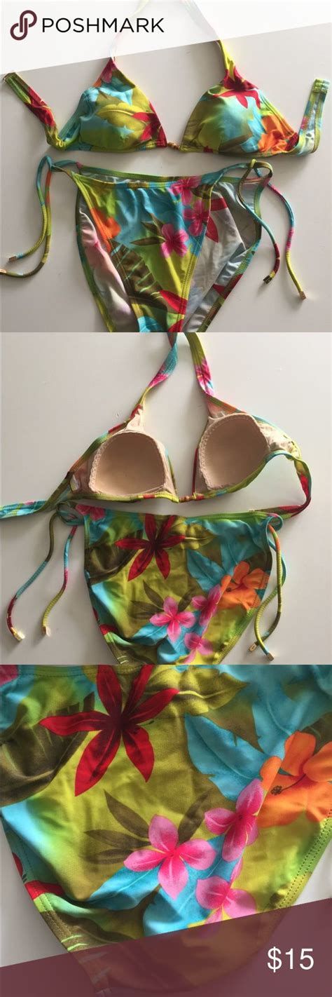 NWOT Tropical Bikini Tropical Bikinis Bikinis Floral Bikini