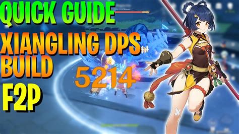 Quick F2P Guide Genshin Impact Xiangling Build Guide DPS Crit Focused