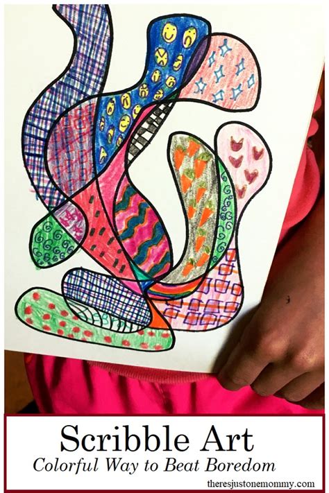 Scribble Art for Kids | There's Just One Mommy