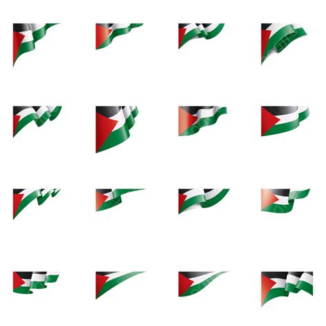 فلسطين العلم الوطني رمز التوضيح الأمة لغة فخر Png والمتجهات للتحميل