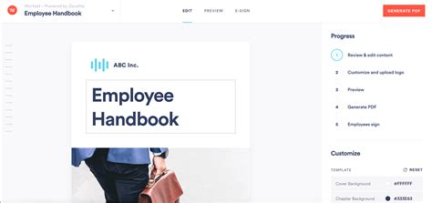 7 Basic Employee Handbook Templates For Your Company Blissbook Blog