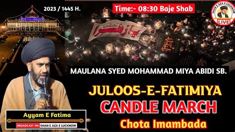 Live Majlis Ayyam E Fatimya Sa Maulana Syed Mohammad Miya