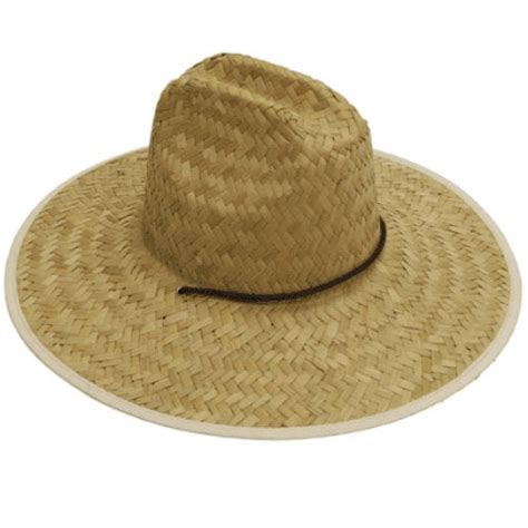 Easy Gardener Ms0003 Mens Straw Hat Flat Weave One Size