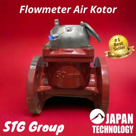 Jual Flowmeter Limbah Air Kotor Dingin Panas 130C 3Inch Flow Meter 3