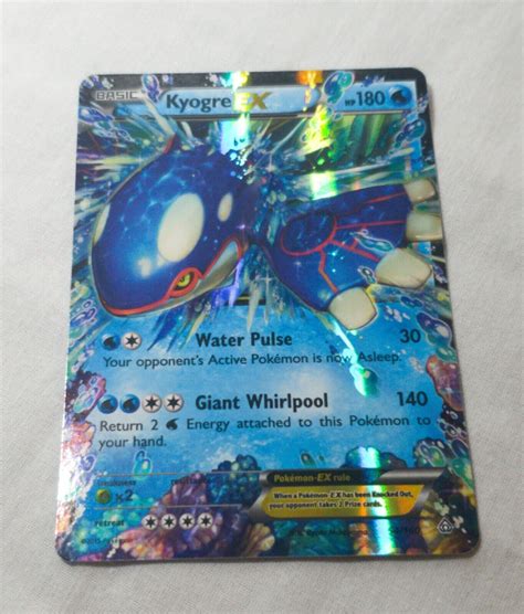 Mavin Kyogre EX 54 160 Ultra Rare XY Primal Clash Pokemon TCG Card