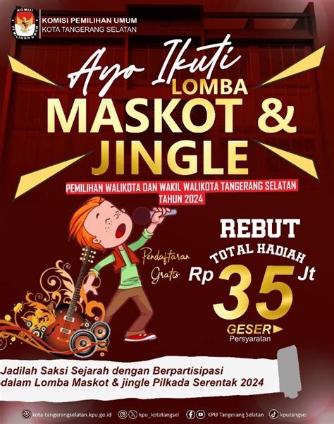 Digelar Lomba Jingle Dan Maskot Pilkada Tangerang Selatan