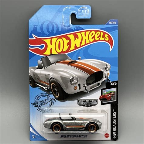 Hot Wheels Hw Roadsters Shelby Cobra S C Zamac Read