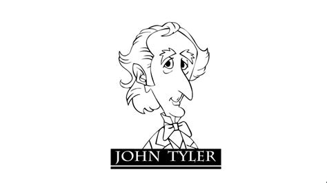 How To Draw John Tyler Youtube