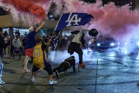 After The Dodgers’ World Series Riots Take Place Across Los Angeles Blacksportsonline