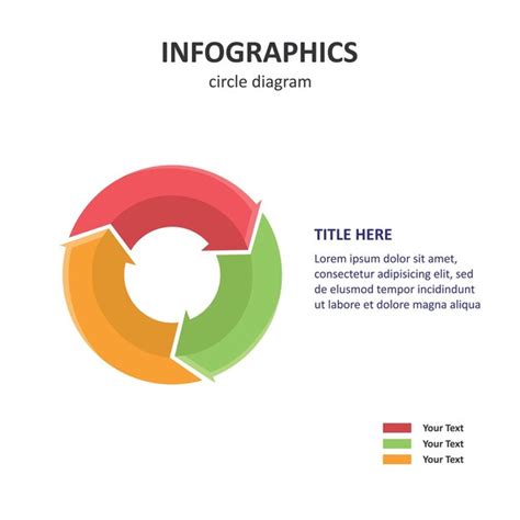 Diagrama Circular Diagrama Circular Infograf A D Plantilla De