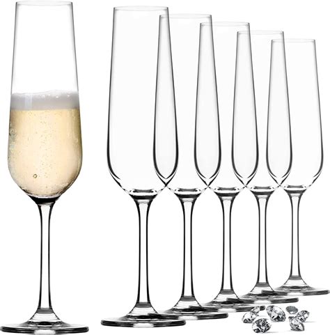 Kadax Flute Da Champagne In Vetro Bicchieri Da Prosecco Per Feste E