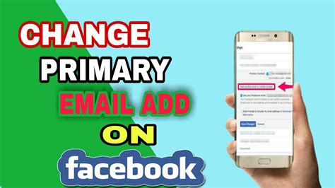 PAANO PALITAN ANG PRIMARY EMAIL ADDRESS NG FACEBOOK HOW TO CHANGE