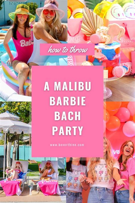 Lets Go Party Beeverthine X Gat Malibu Collab Barbie Theme Party