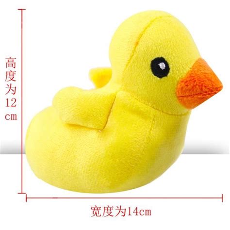 Comme Image Duck 04 Jaune Jouets En Peluche Pour Chiens Fruits