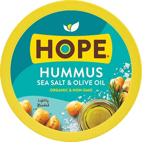 Organic Sea Salt And Olive Oil Hummus 15 Oz Juneau Natural