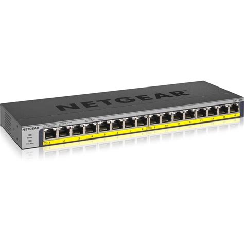 NETGEAR 16-Port PoE/PoE+ Gigabit Ethernet Unmanaged Switch with 183W ...