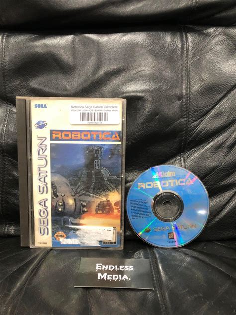 Robotica Item Box And Manual Sega Saturn