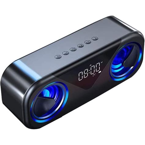 Enceintes Portables Bluetooth Enceinte Sans Fil Son Surround 360 Double