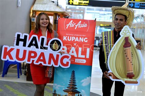 Rute Baru Indonesia Airasia Bali Kupang Antara Foto