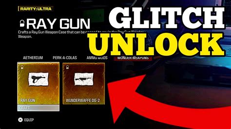 Mw Zombies Rare Schematic Unlock Glitch Get Wonder Weapons Solo