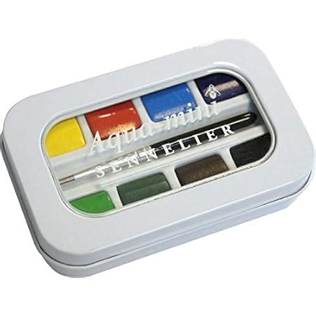 Sennelier L Aquarelle French Artists Watercolour Aqua Mini Set Metal