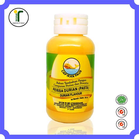 Jual Perisa Cap Ikan Paus Rasa Durian Pasta Flavor Ml Shopee Indonesia