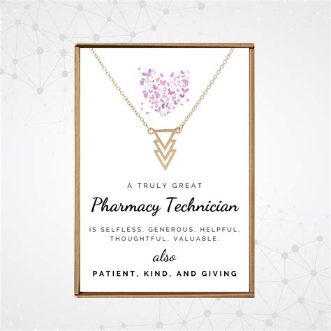 Pharmacy Technician Gifts, PT Graduation Necklace, Medical Assistant ...